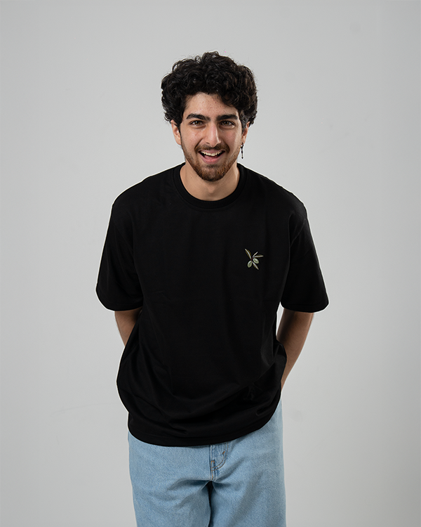 Zeitoon Black Oversized T-Shirt