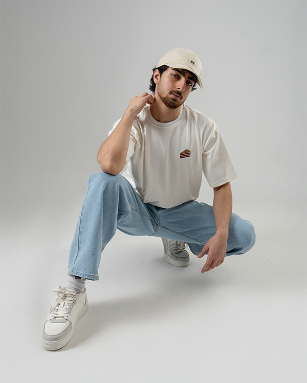 Kalamanteen White Oversized T-Shirt