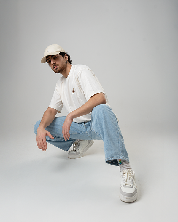 Kalamanteen White Oversized T-Shirt