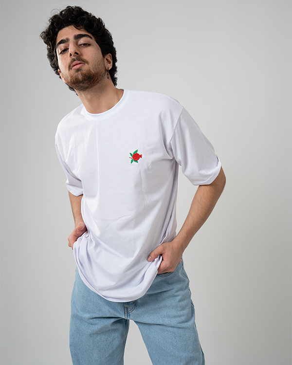 Rumman White Oversized T-Shirt