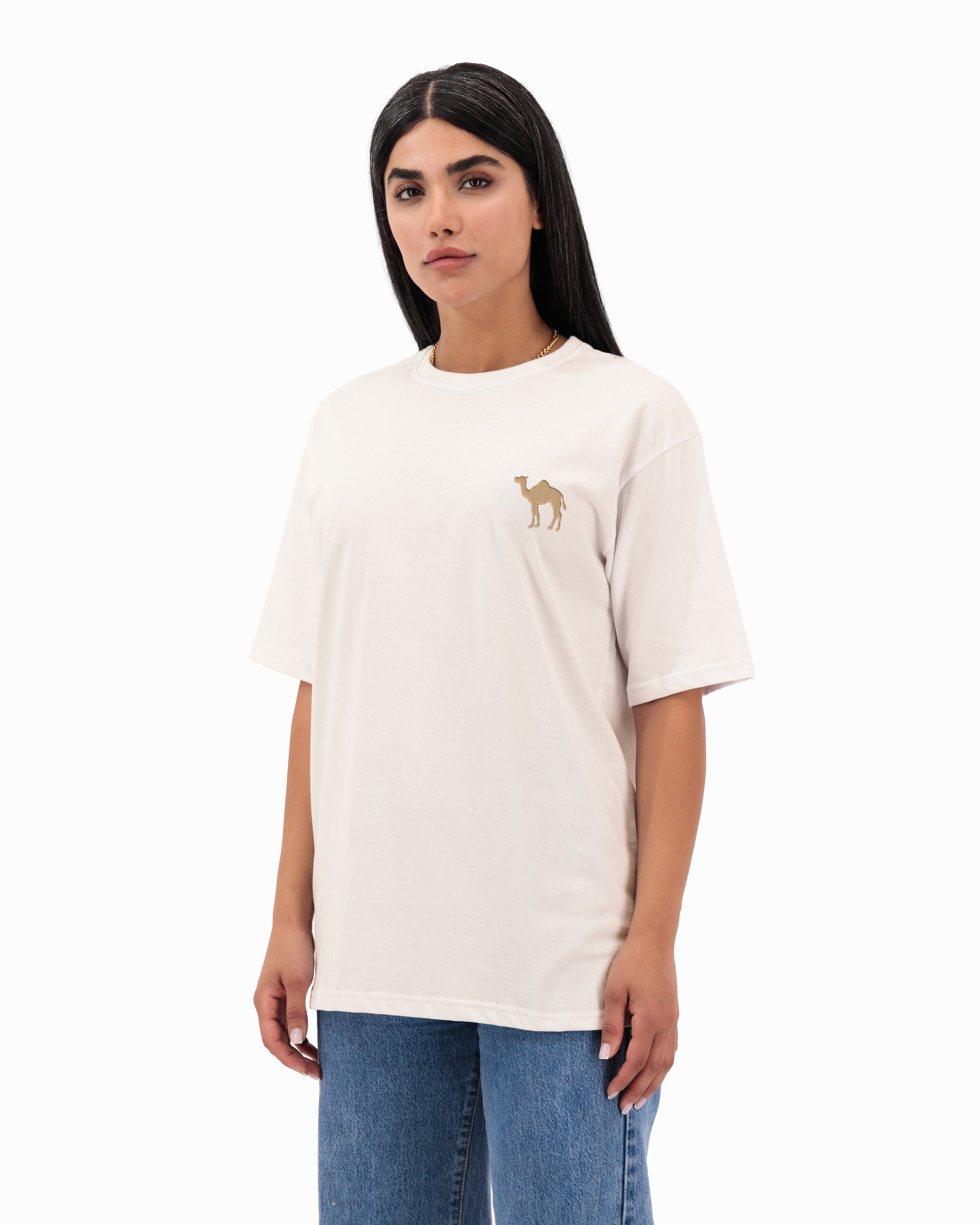 “Shade of Home” UAE off-white oversized, unisex T-shirt