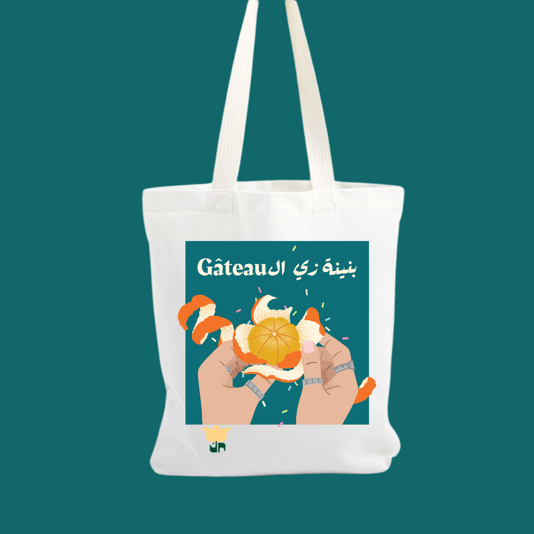 Kalamanteen White Tote Bag