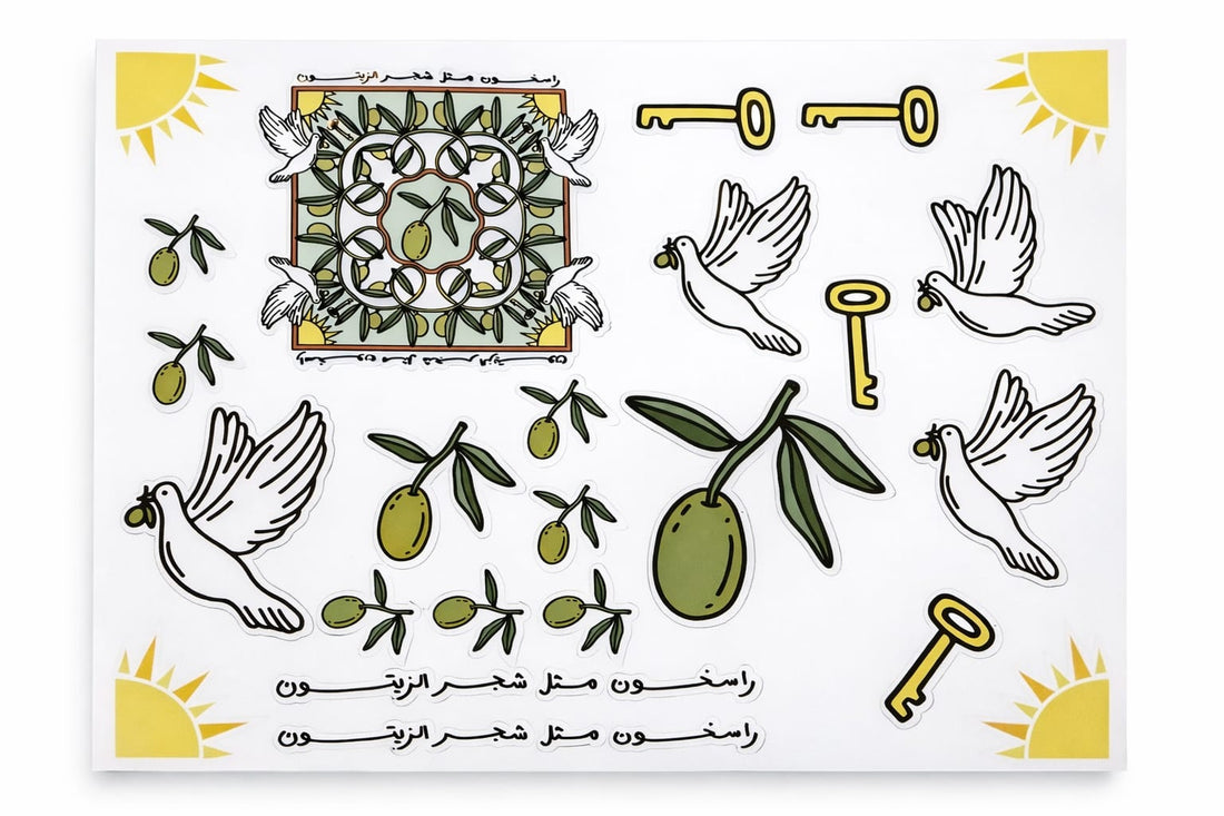 Olive Sticker sheet