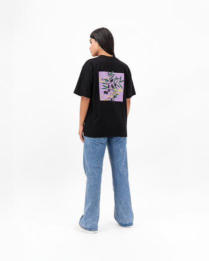 Zeitoon Black Oversized T-Shirt