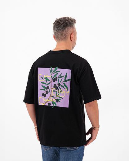 Zeitoon Black Oversized T-Shirt