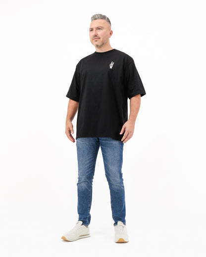 Resilience Black Oversized T-Shirt