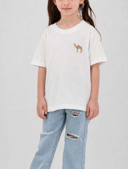 “Shade of Home” UAE off-white oversized, unisex kids T-shirt