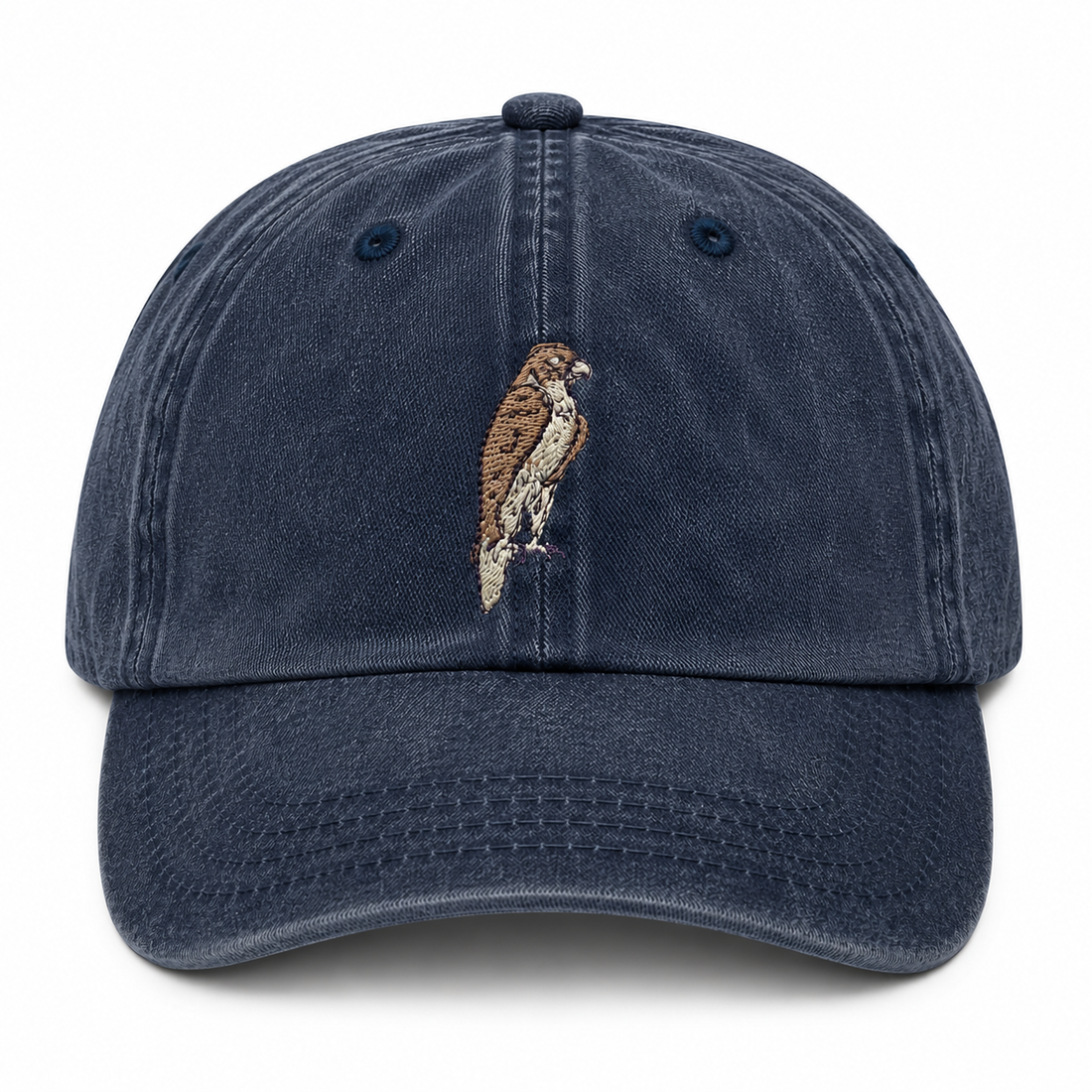 Proud of the Emirates Falcon Cap – Stone Washed Navy Edition