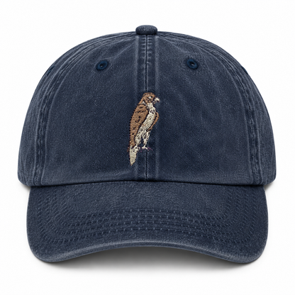 Proud of the Emirates Falcon Cap – Stone Washed Navy Edition