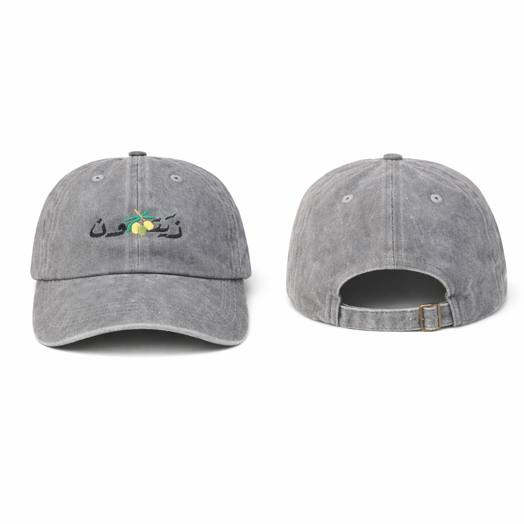 Zeitoon Cap - Stone washed grey